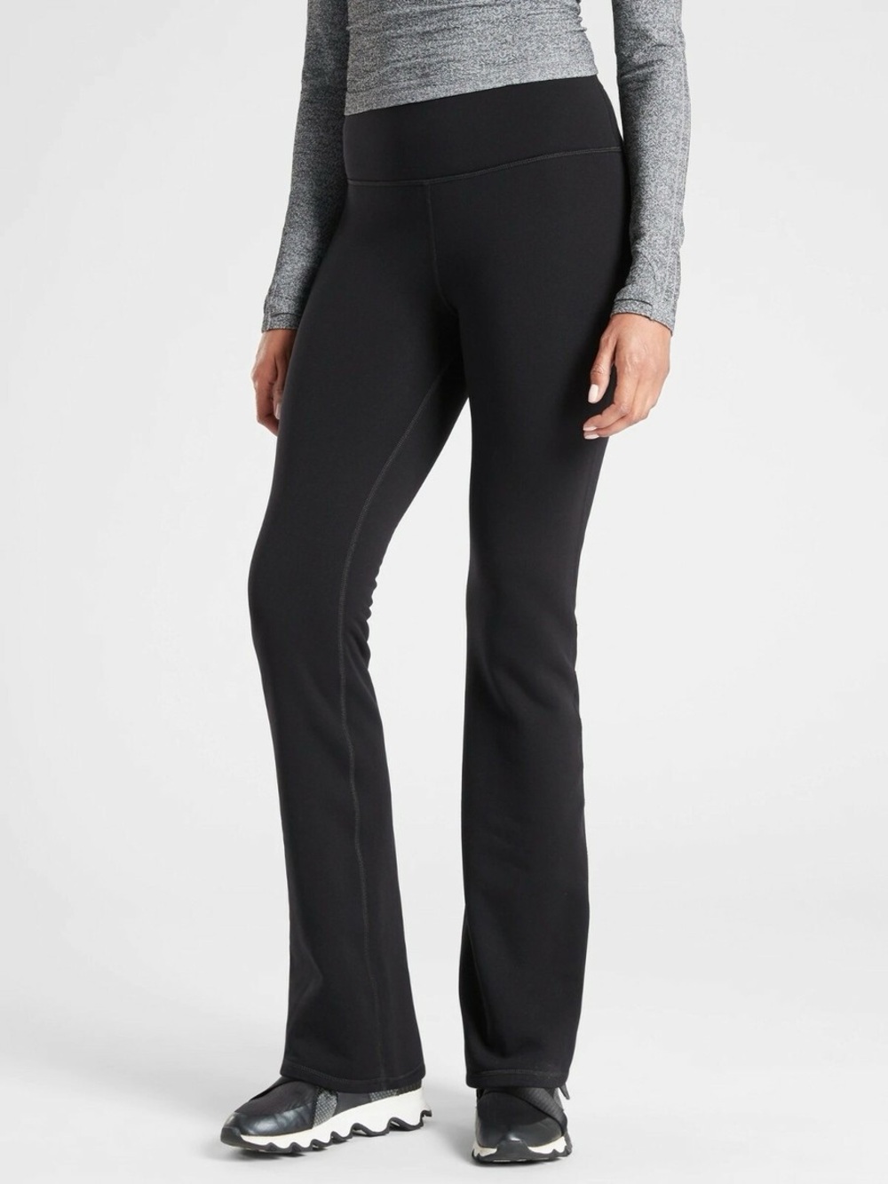 Athleta Altitude Pant Polartec Power Stretch Black High Rise Size Small